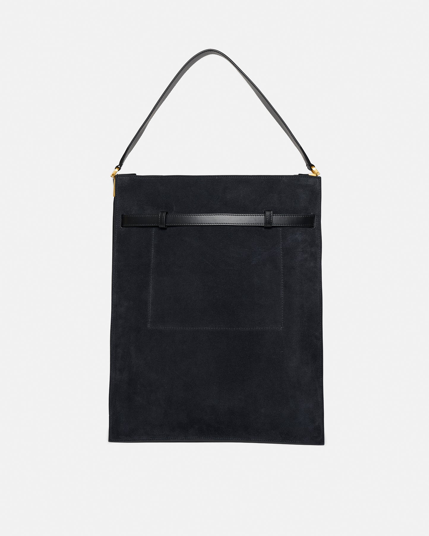 Harmonica Maxi - Suede Bag - Black