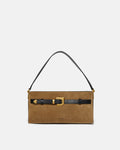 Harmonica Mini - Suede bag - Brown