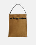 Harmonica Maxi - Suede bag - Brown