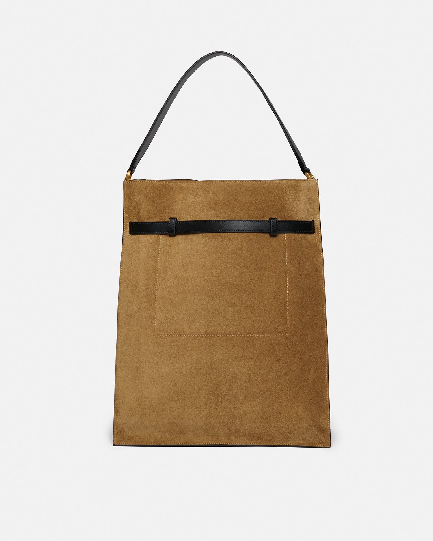 Harmonica Maxi - Suede Bag - Brown