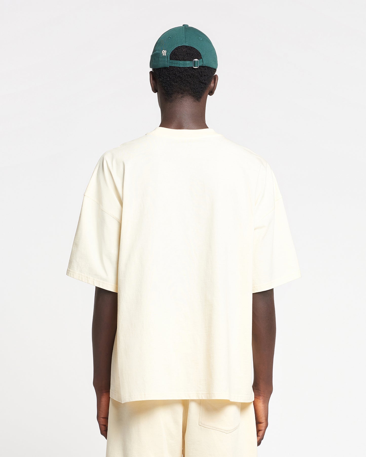 Wren - Big Embroidered Cotton-Jersey T-Shirt - Creme/Green