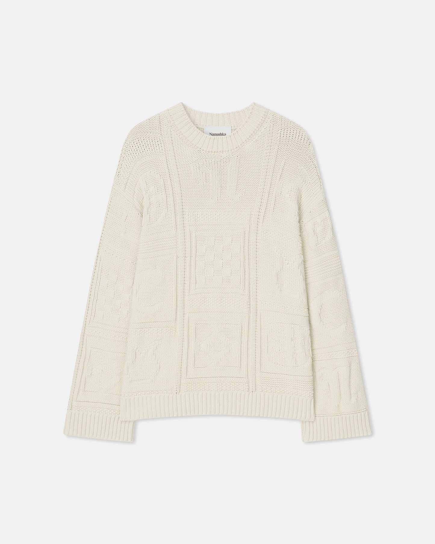 Nicolle - Cotton-Blend Sweater - Creme Cashmere Merino