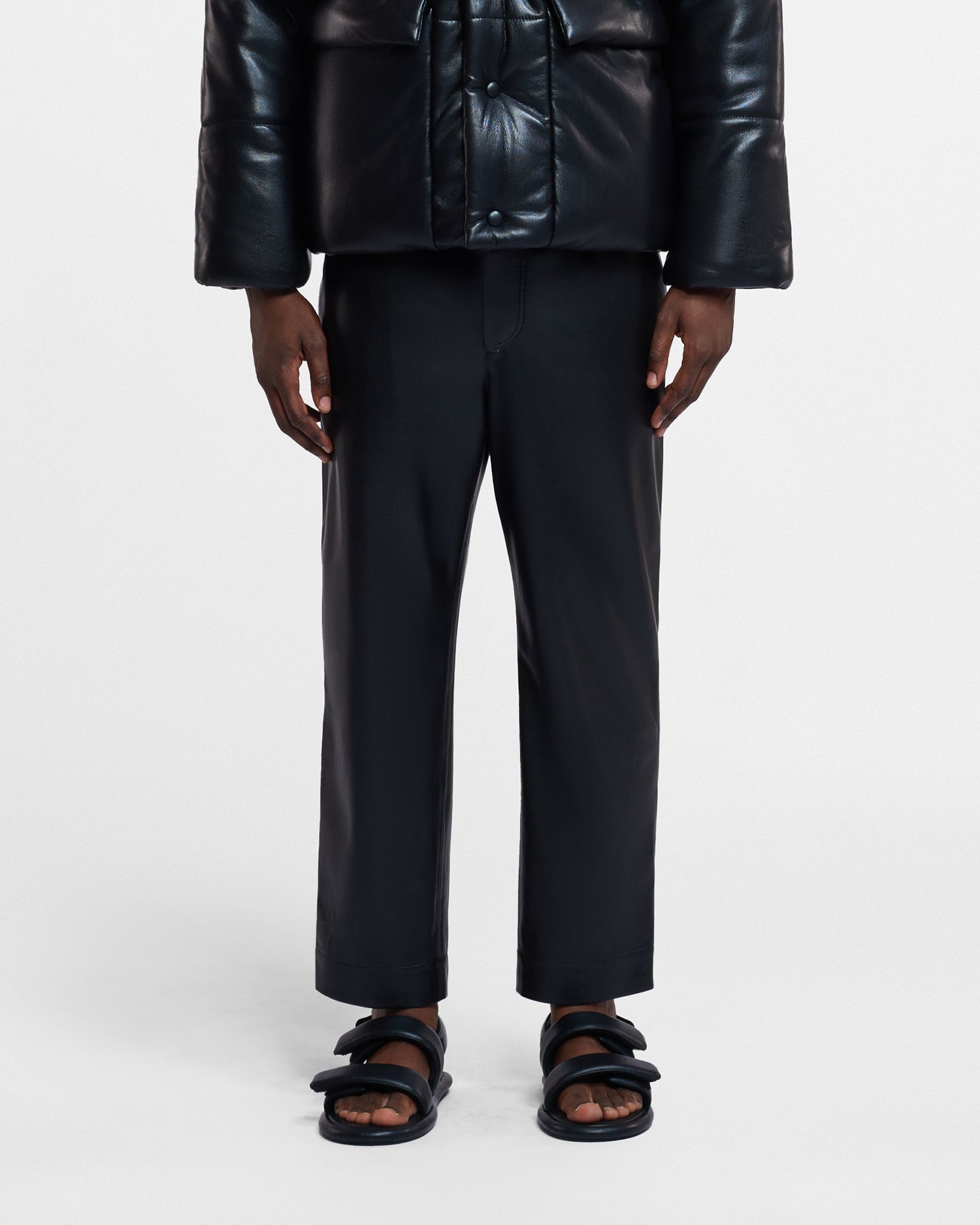 Jain - Okobor™ Alt-Leather Relaxed Pants - Black – Nanushka