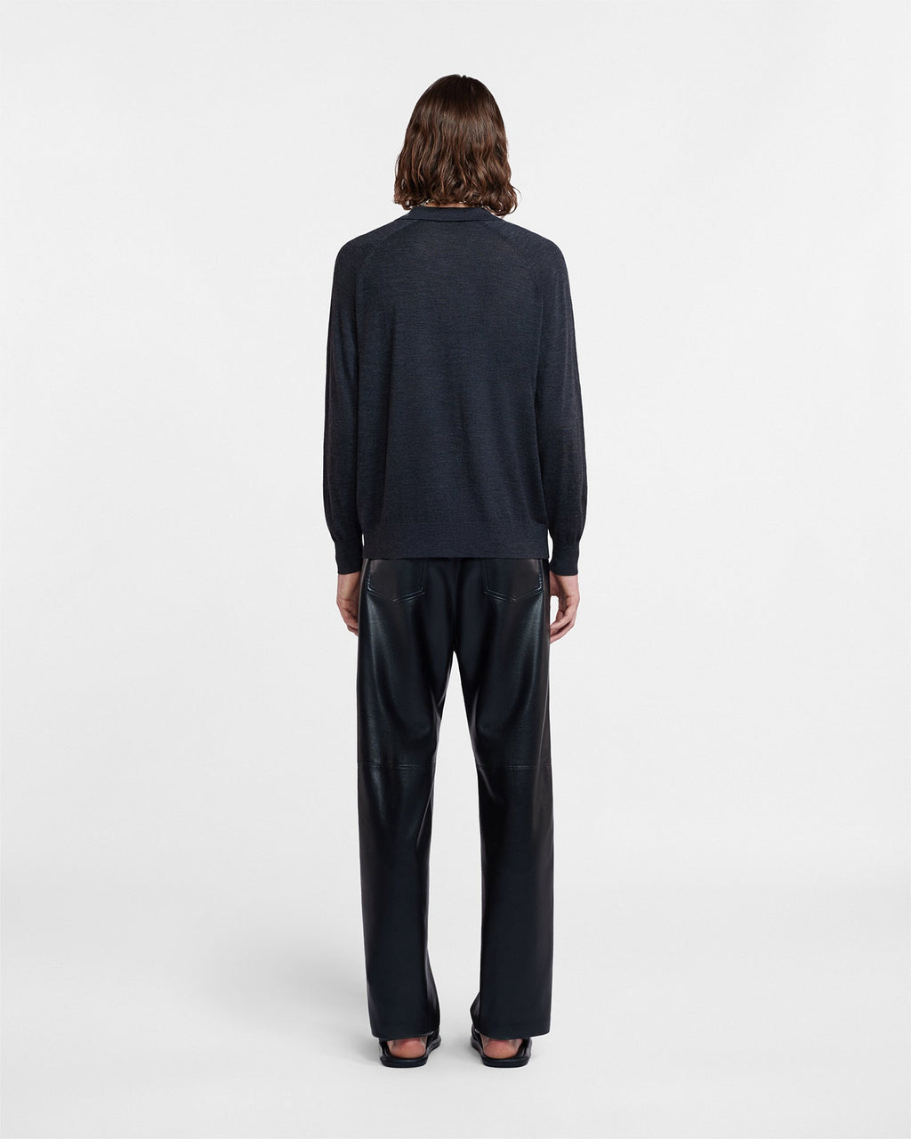 Plato - Merino wool shirt - Charcoal