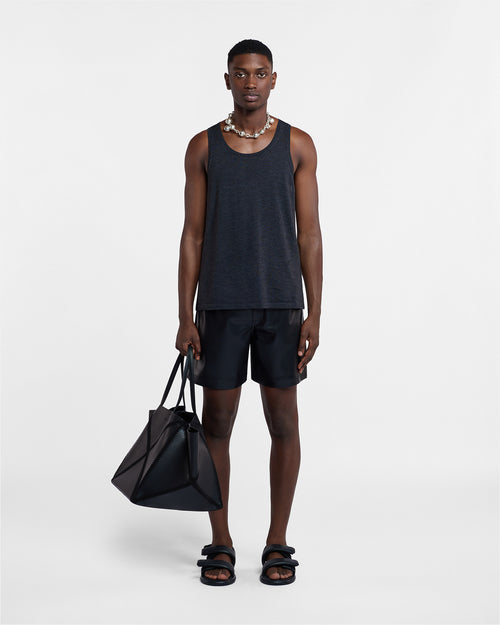 Asher   tank top   charcoal