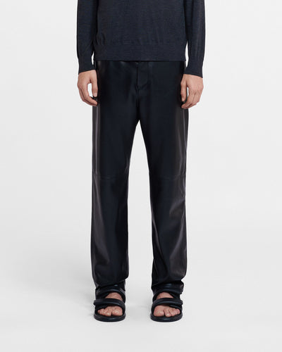 Aric - Okobor™ Alt-Leather Pants - Black