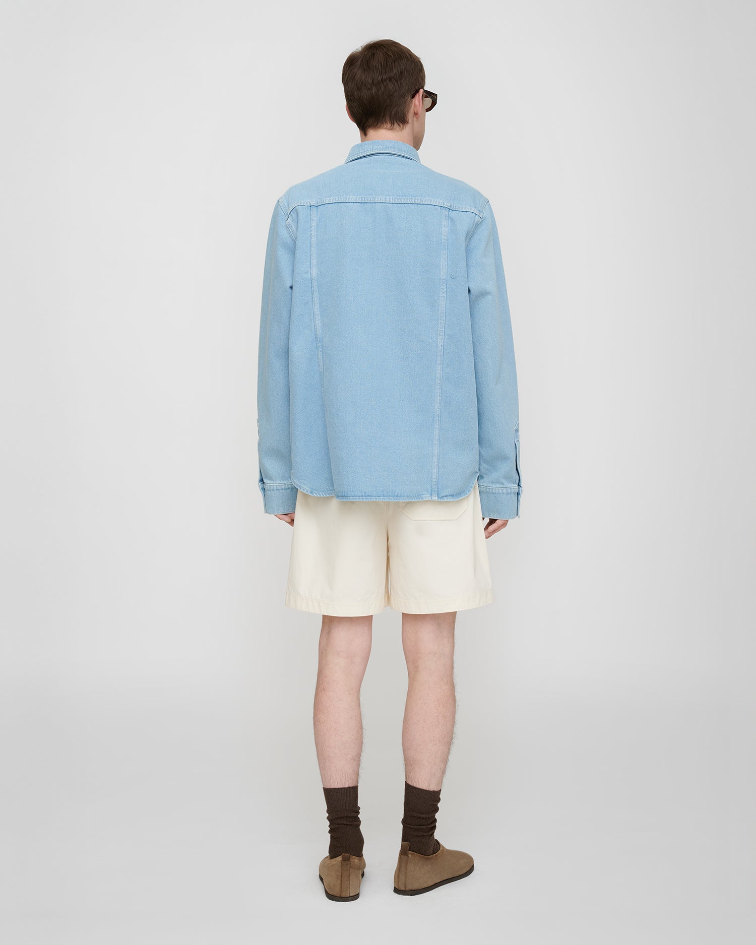 Tristo - Denim overshirt - Eco Light Wash – Nanushka