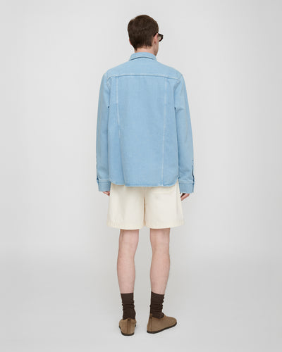 Tristo - Patch Pocket Denim Overshirt - Eco Light Wash