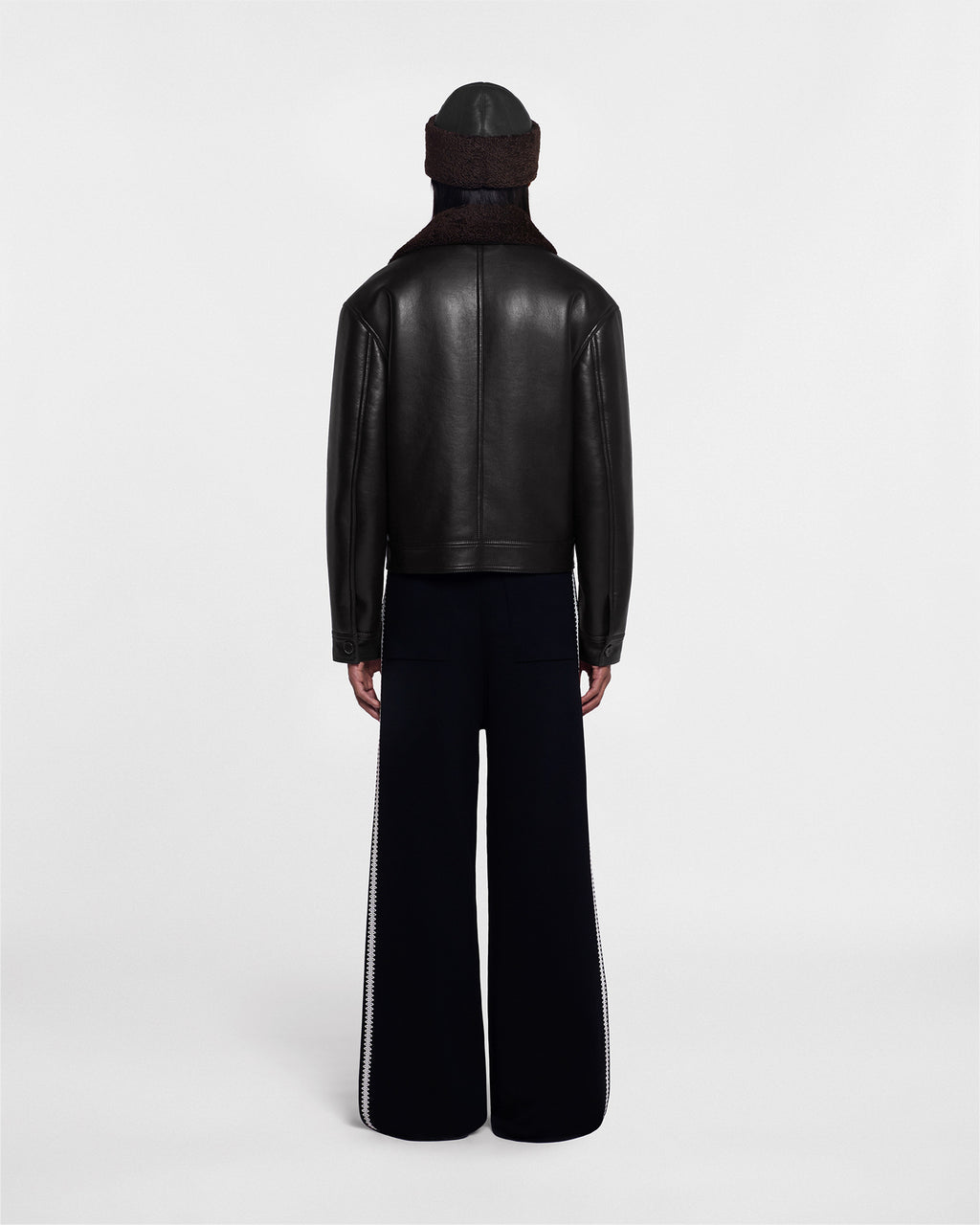 Ruben - Cropped jacket - Black Brown