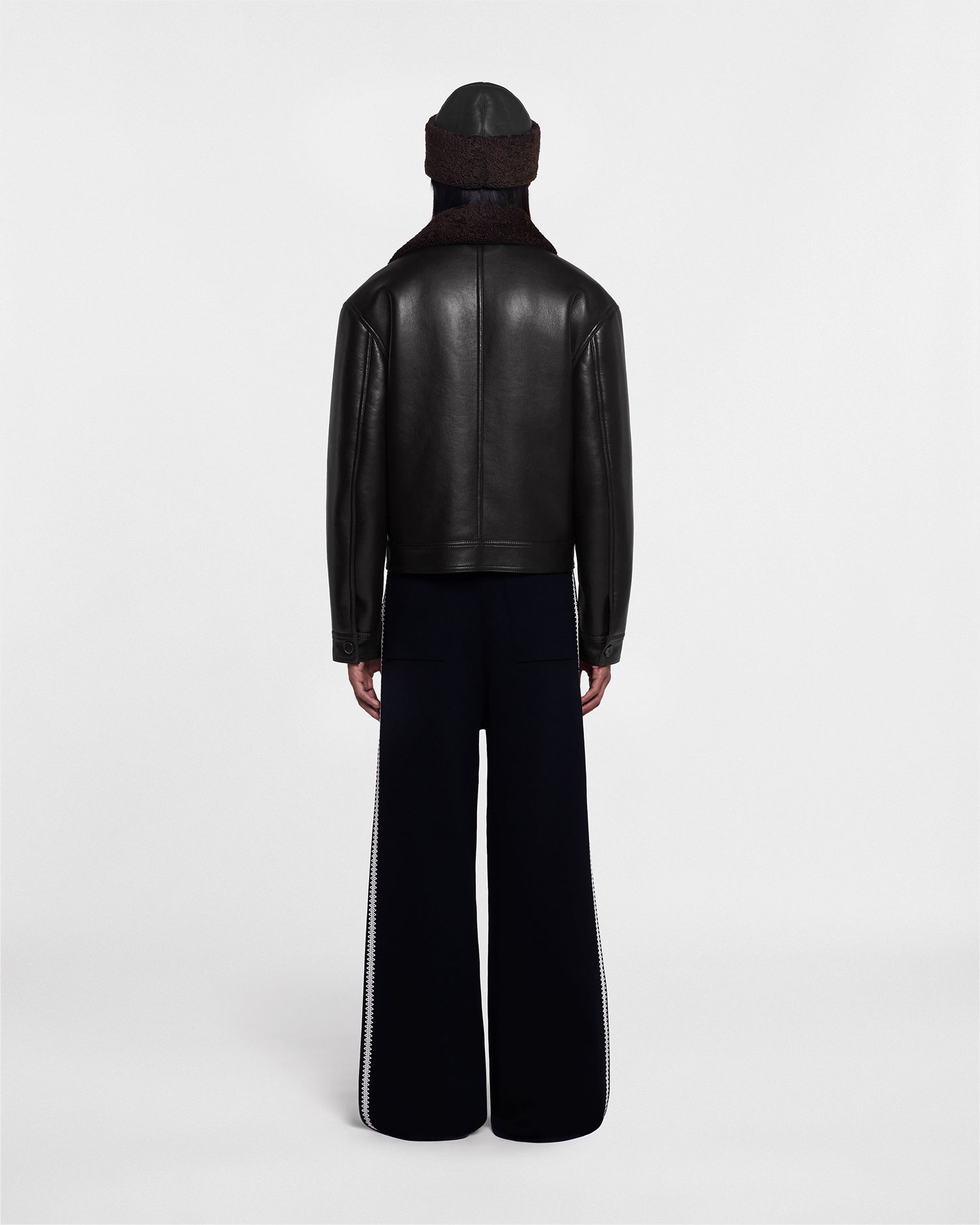 Ruben - Cropped jacket - Black Brown