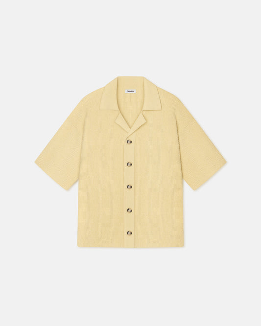 Jeff - Terry-Knit Shirt - Pale Yellow