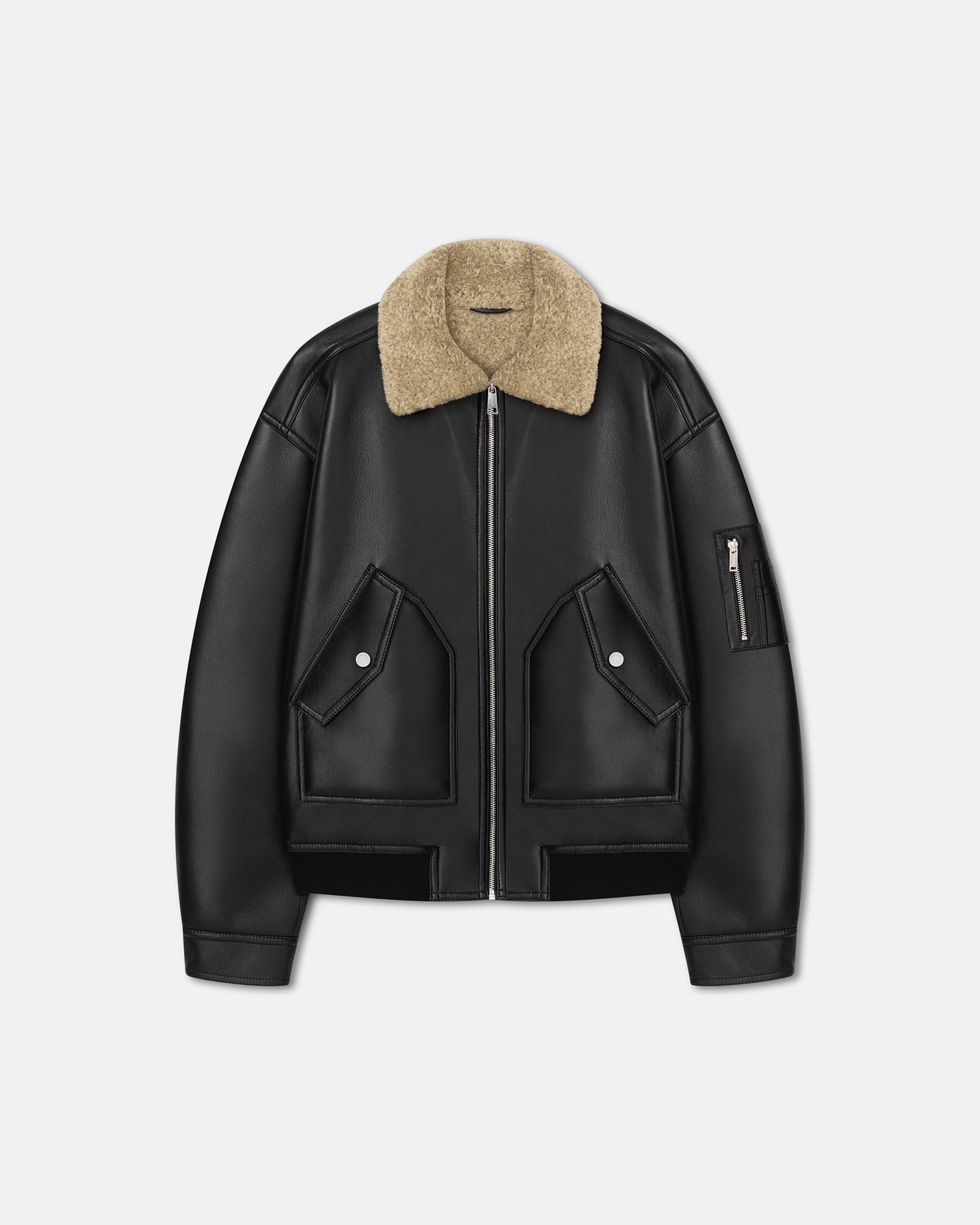 Lude - Flight jacket - Cornstalk/Black