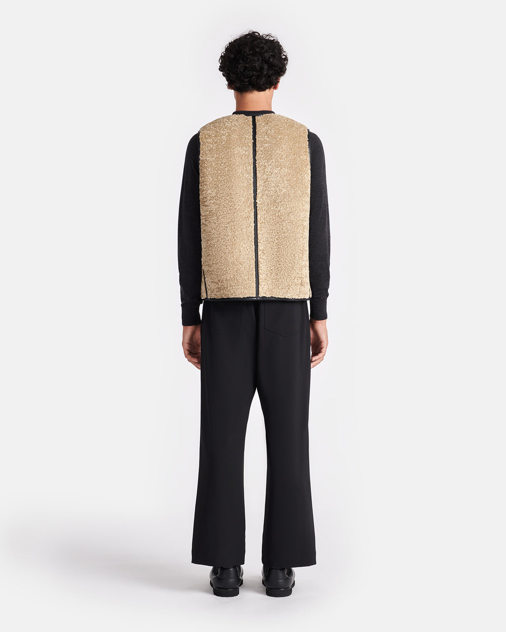 Leevi - Reversible vest - Cornstalk/Black