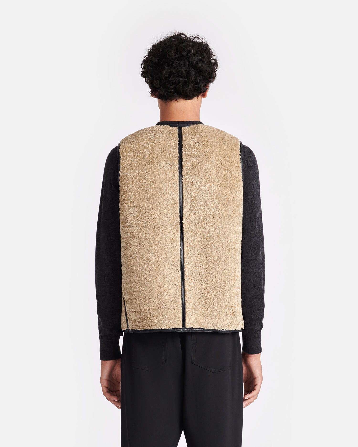Leevi - Reversible vest - Cornstalk/Black