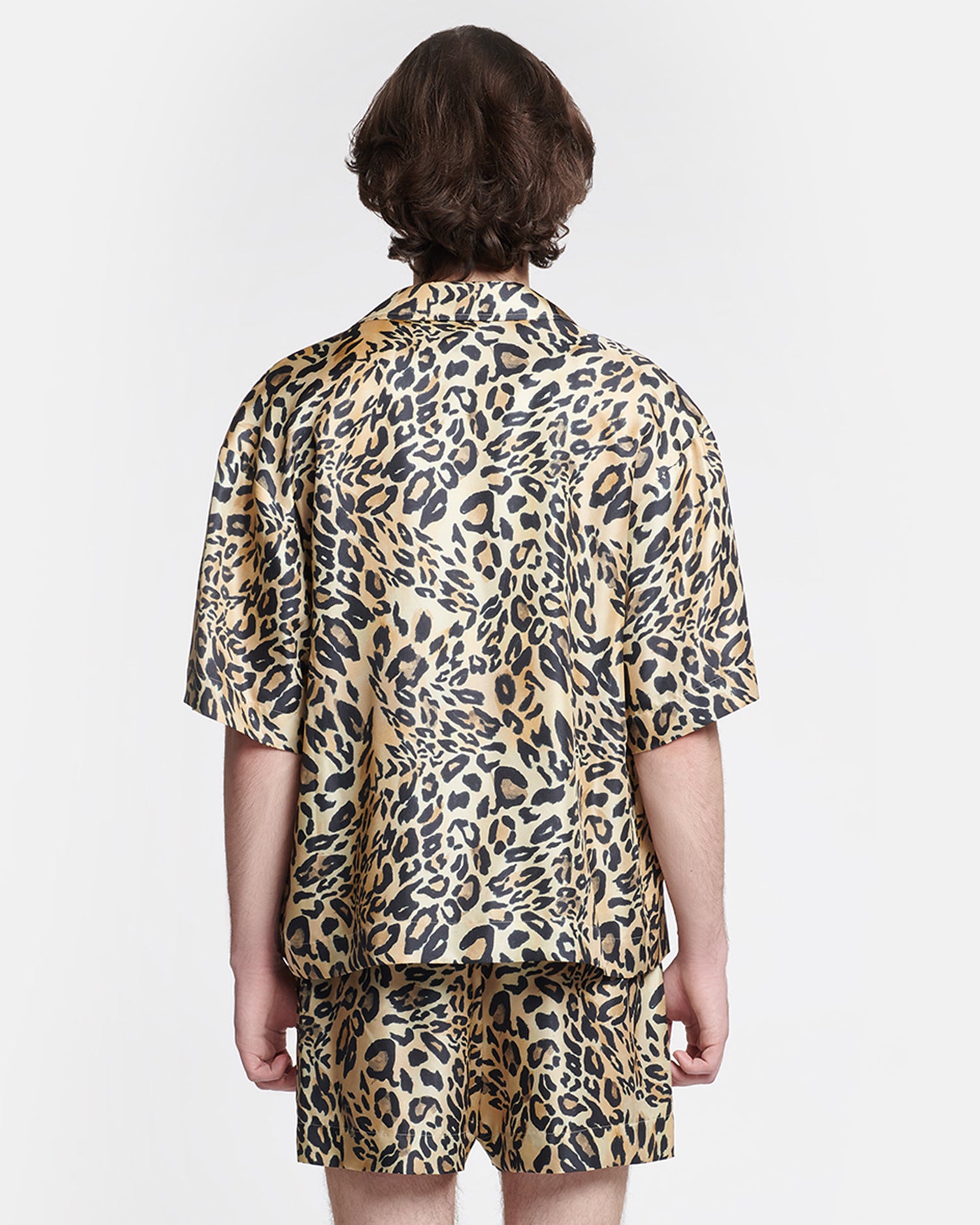 Leopard Silk S/S Shirt 22ss レオパード シャツ｜シャツ