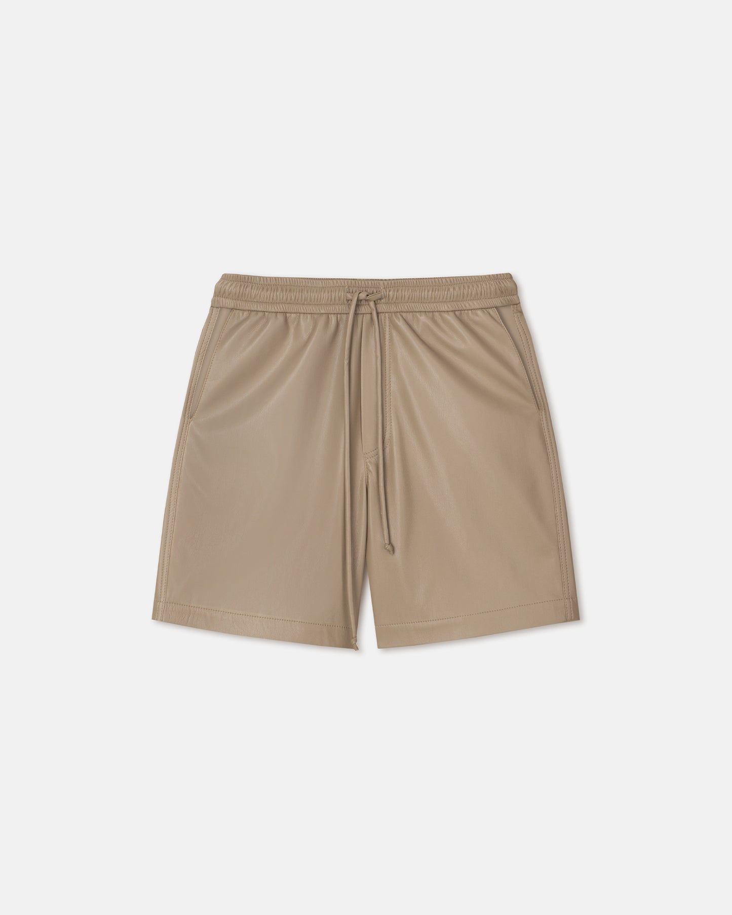 Doxxi - Okobor™ Alt-Leather Shorts - Ashy Taupe – Nanushka