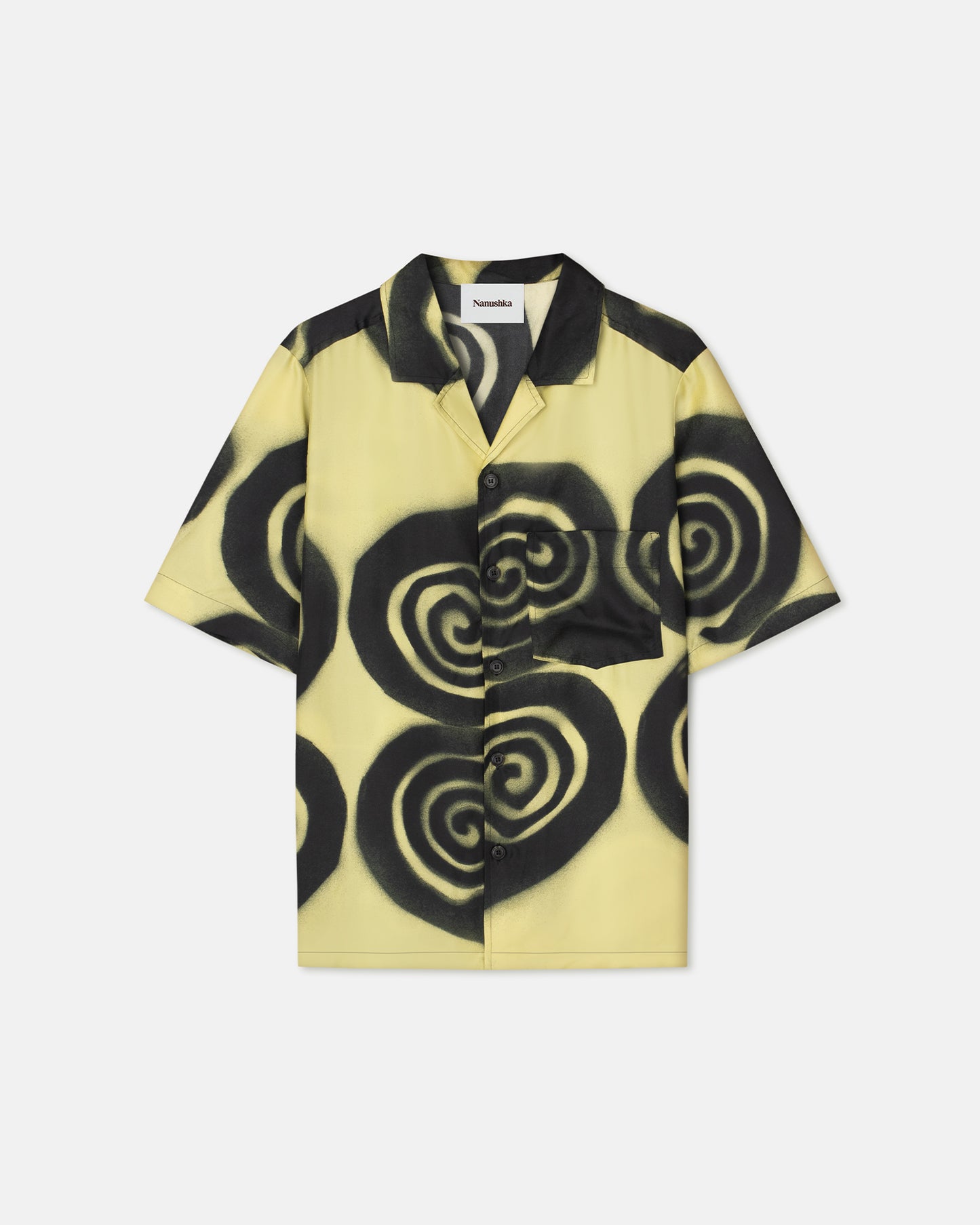 Bodil - Printed Silk-Twill Shirt - Spiral Spray