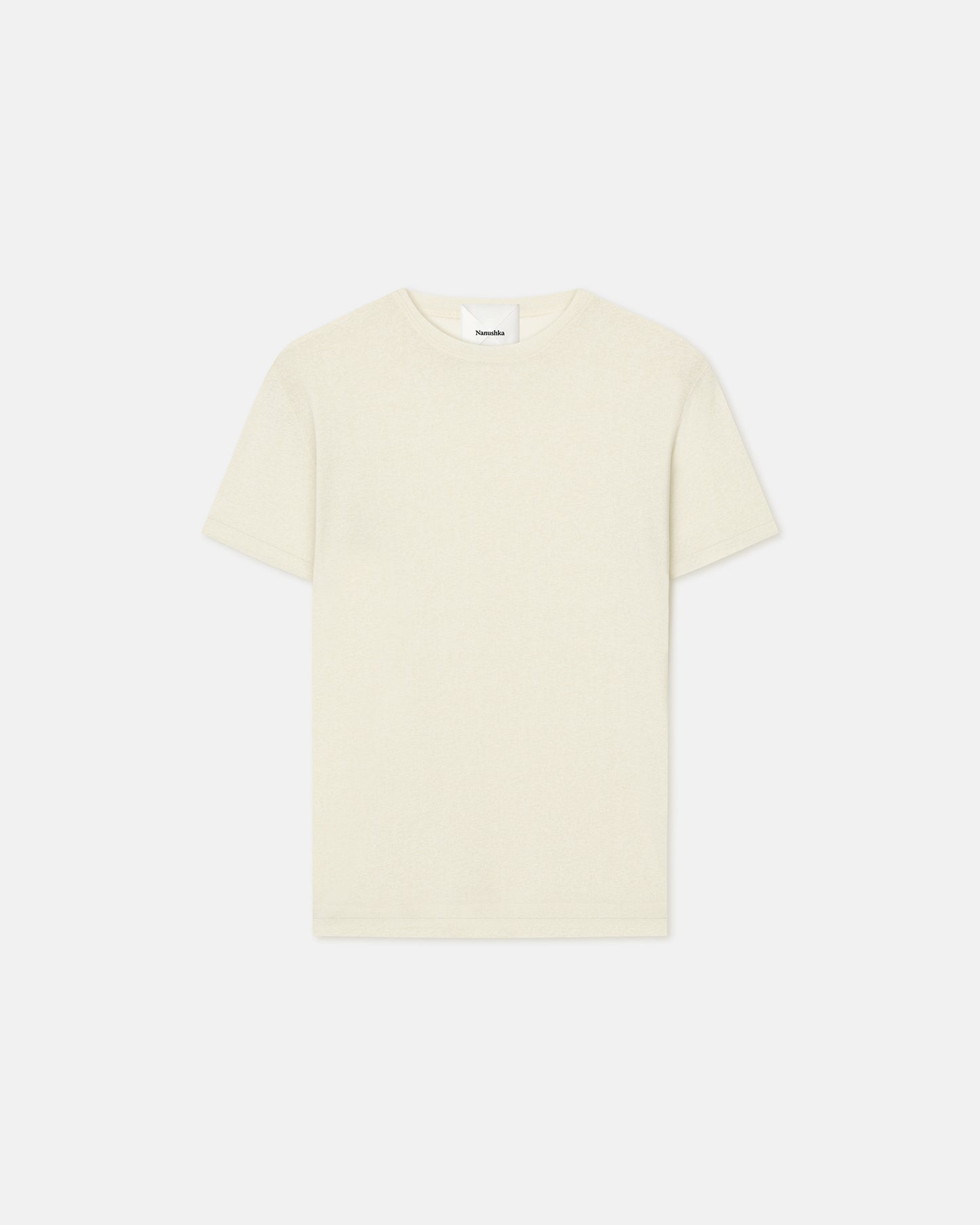Jenno - Mesh-Jersey T-Shirt - White Wax