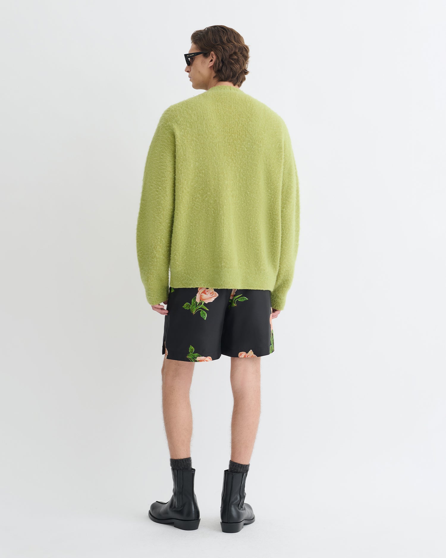 Henri - Brushed Alpaca Cardigan - Green