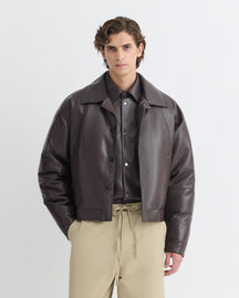 Zaler - Okobor™ Alt-Leather Jacket - Coffee Ground