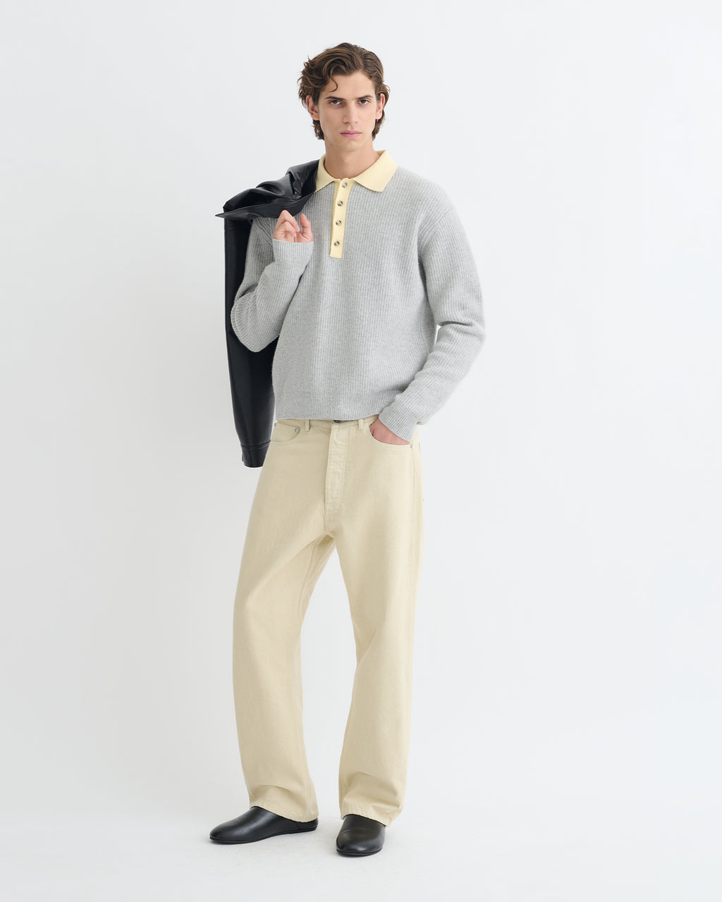 Jamson - Bootcut jeans - Beige