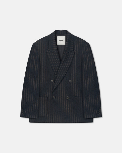 Nm25fwow07999anselm blackgrey pinstripewool