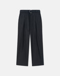 Colten - Belted pants - Black/Grey