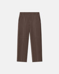 Stellan - Regenerated Leather Straight-Leg Pants - Chocolate