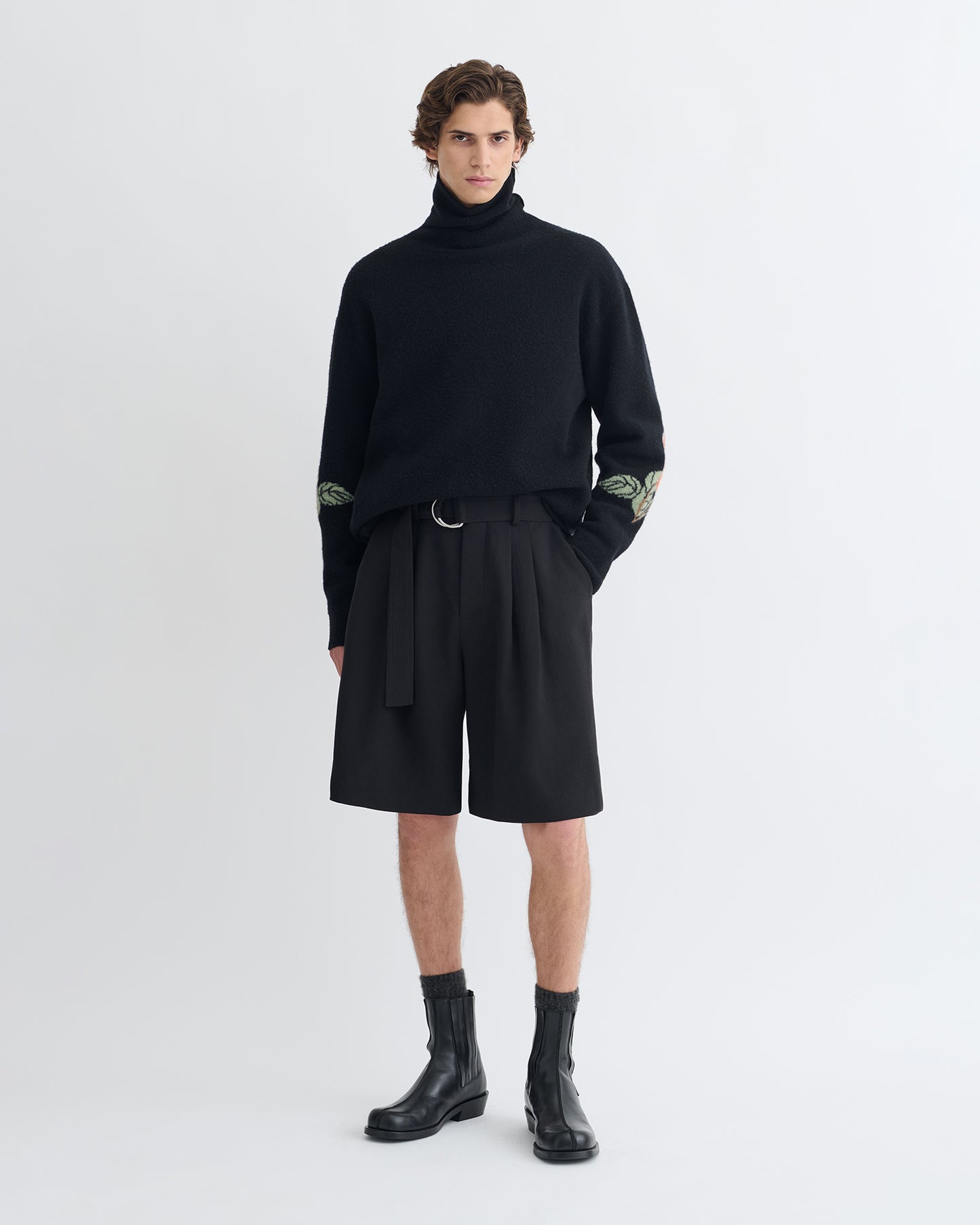 Derulo - Tailored Crepe Twill Shorts - Black