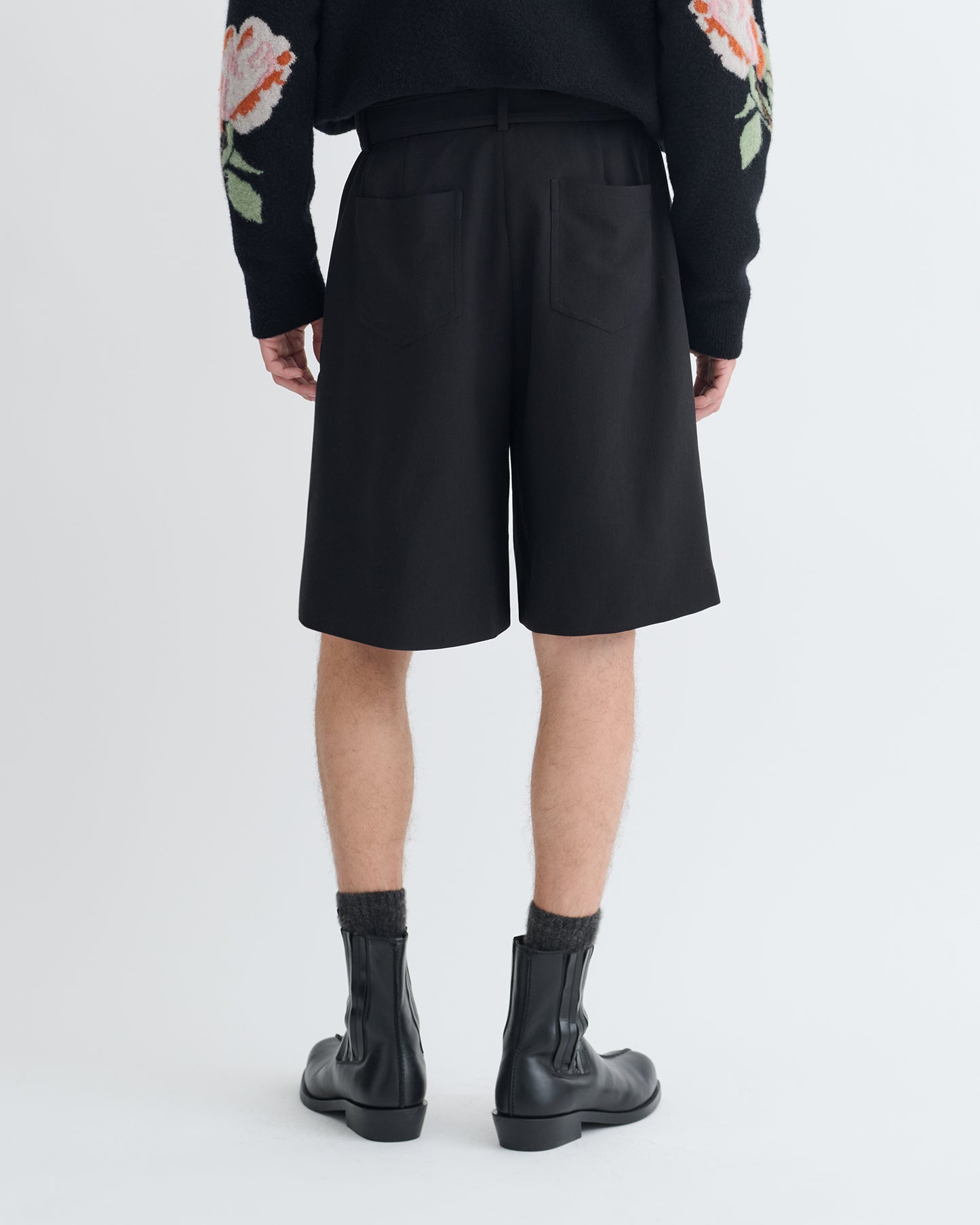 Derulo - Tailored Crepe Twill Shorts - Black