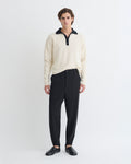 Eamon - Crepe Twill Tapered Pants - Black