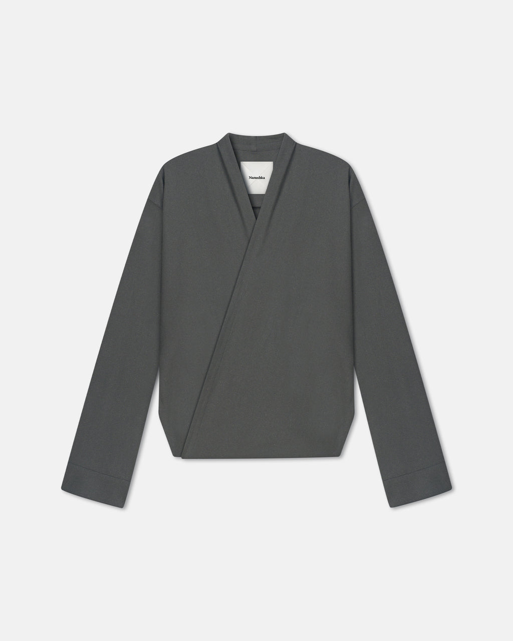 Yorick - Wrap shirt - Dark Grey