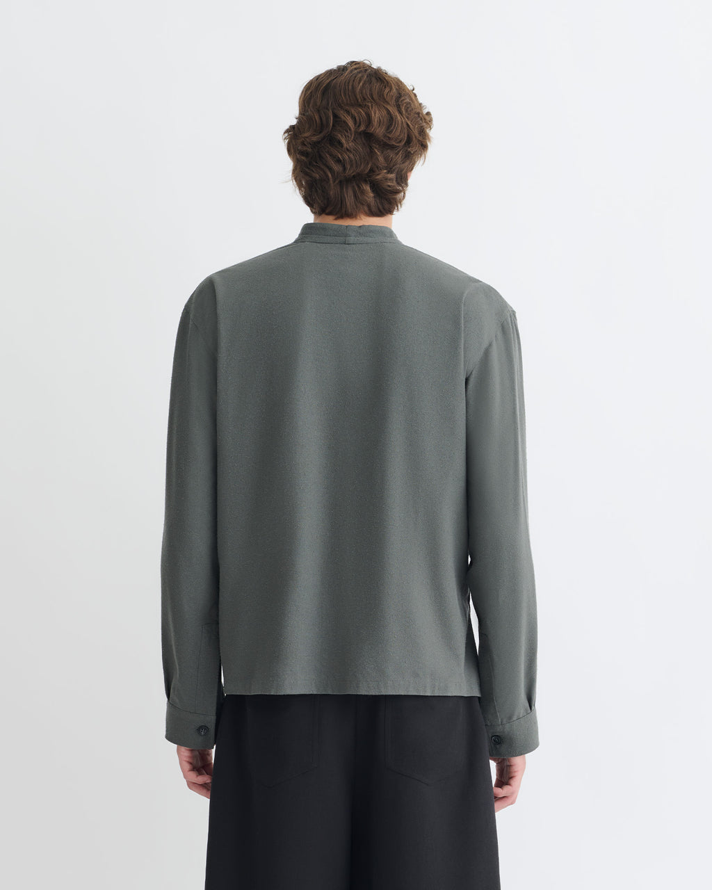 Yorick - Wrap shirt - Dark Grey