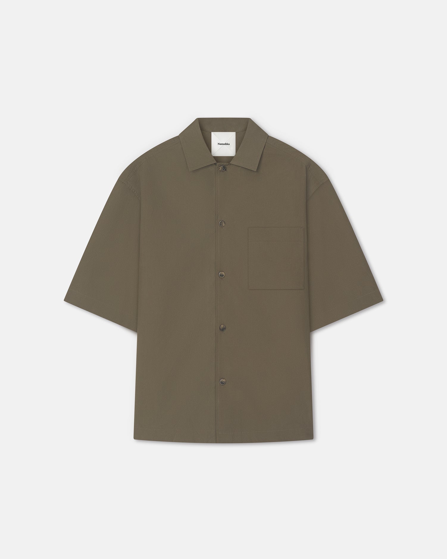 Caspian - Heavy Poplin Shirt - Uniform Green