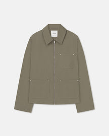 Ambrus - Cropped Tech Twill Jacket - Bamboo
