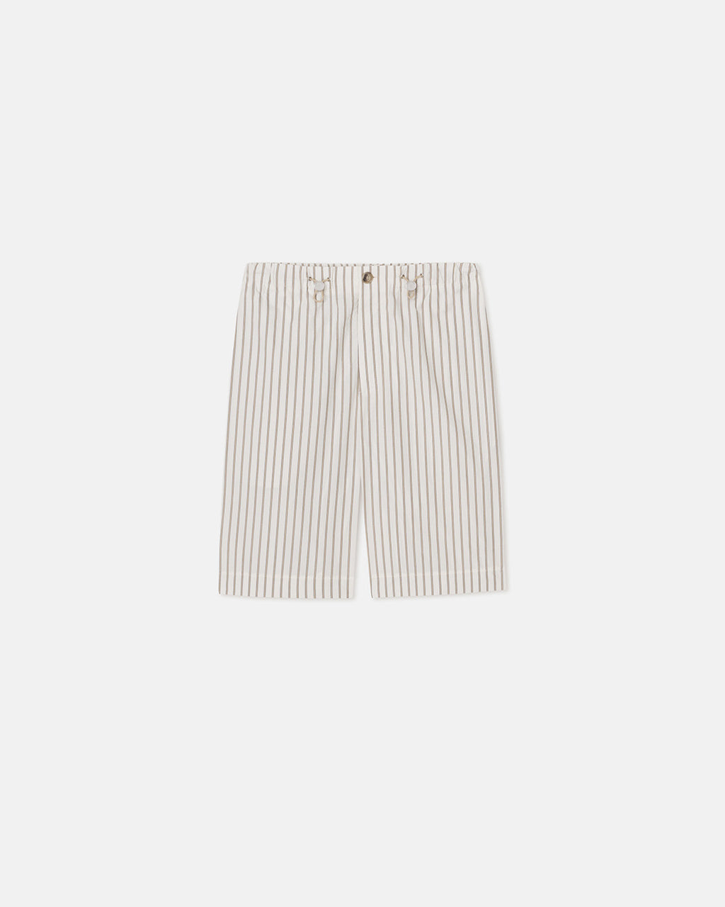 Felix - Striped Bermuda Shorts - Creme