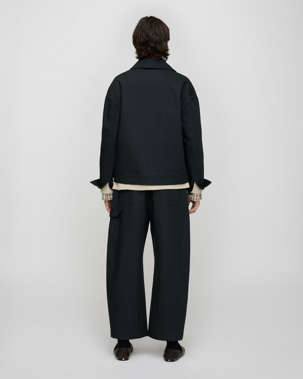 Delrico - Structured Twill Jacket - Anthracite