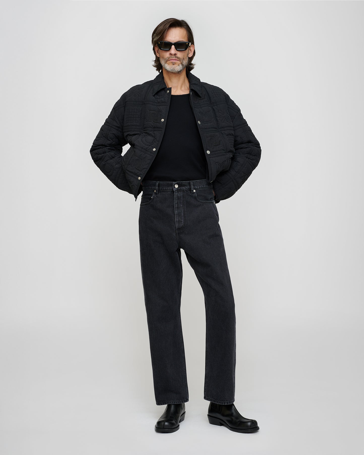 Gannon - Denim Jeans - Washed Black