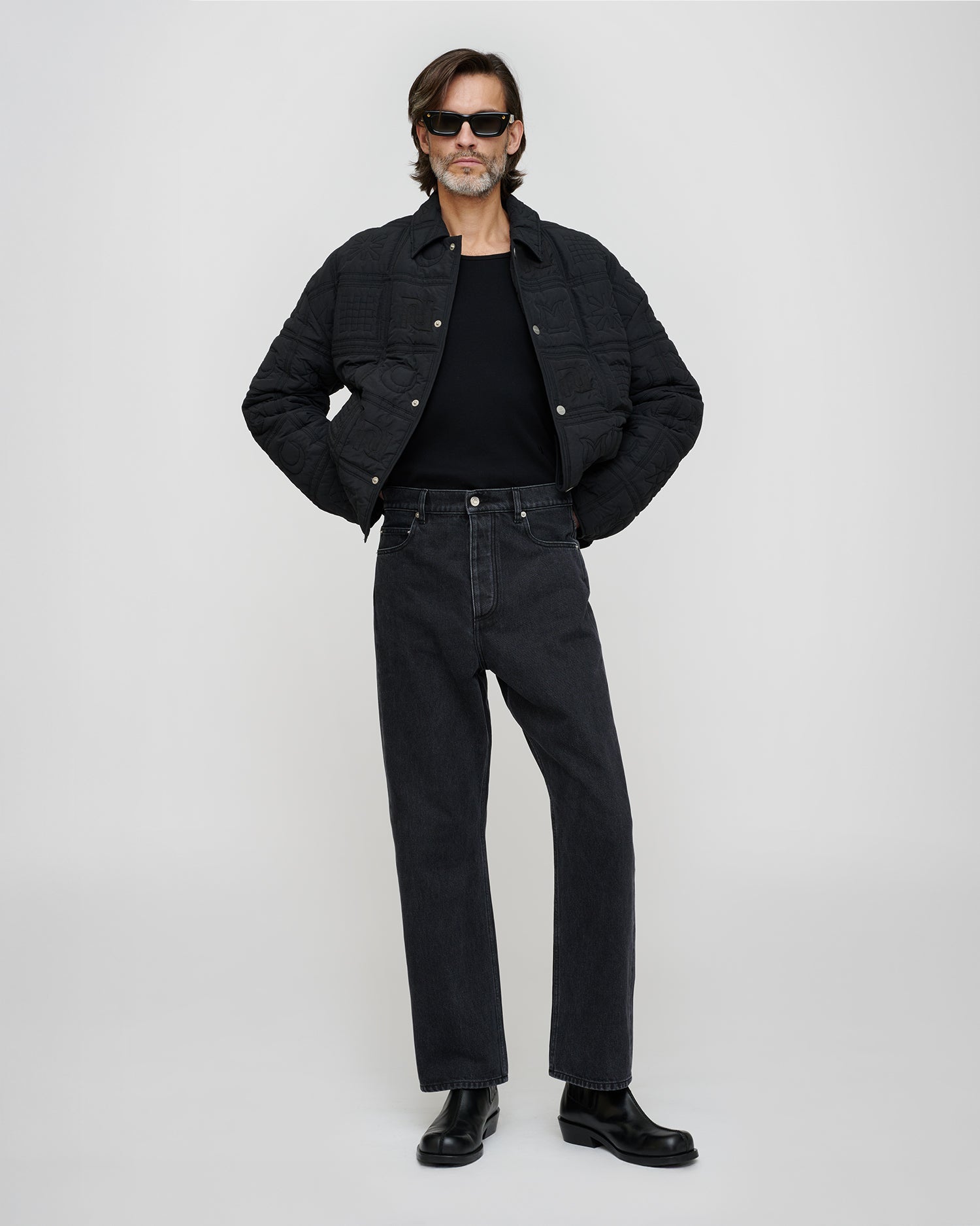 Gannon - Denim Jeans - Washed Black