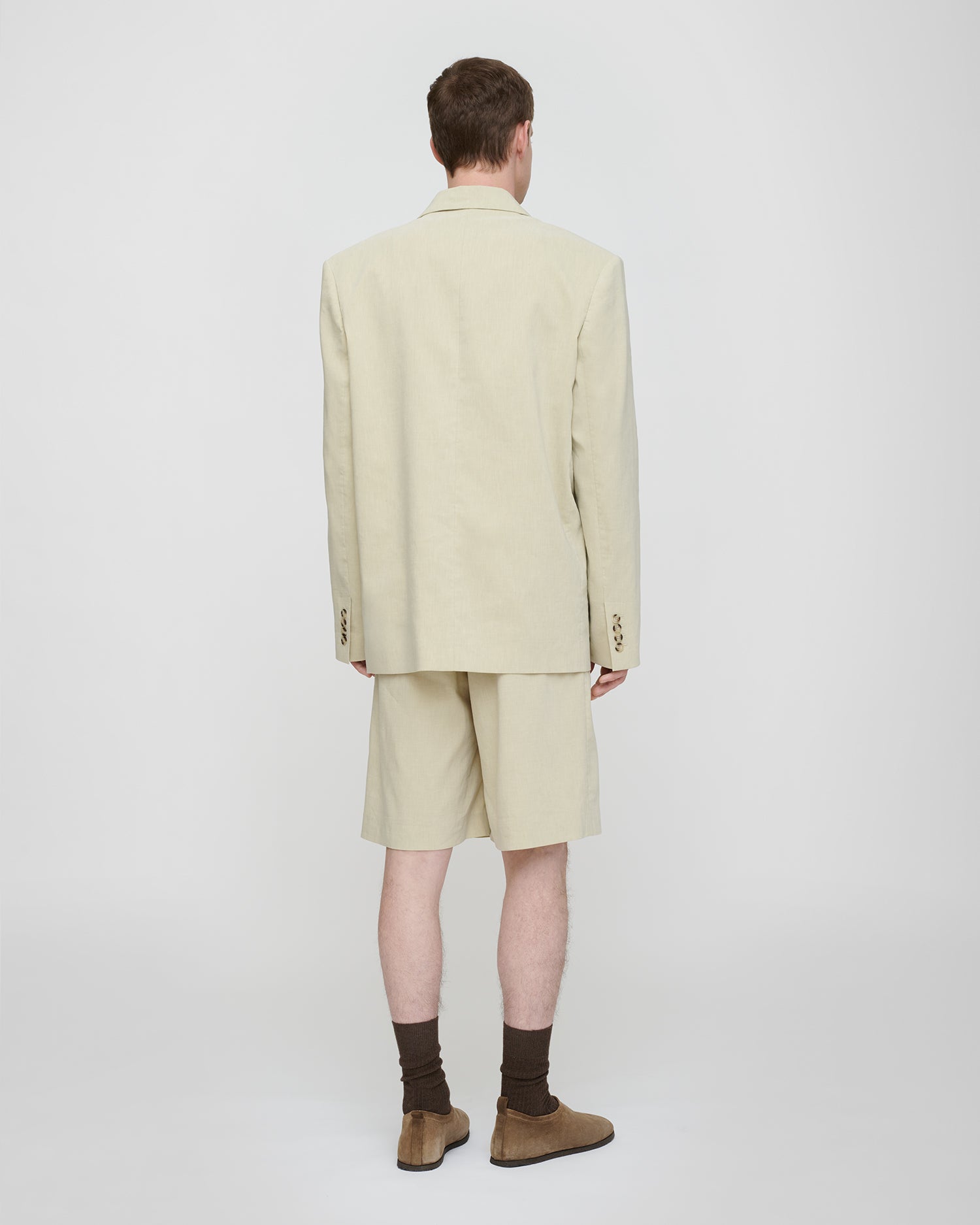 Anselm - Flax Suiting Jacket - Faded Sage