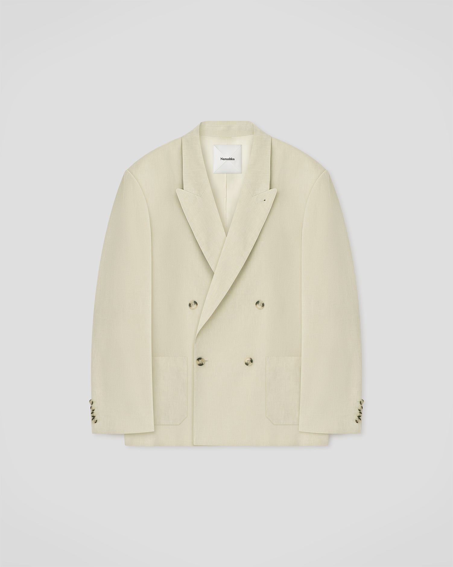 Anselm - Flax Suiting Jacket - Faded Sage