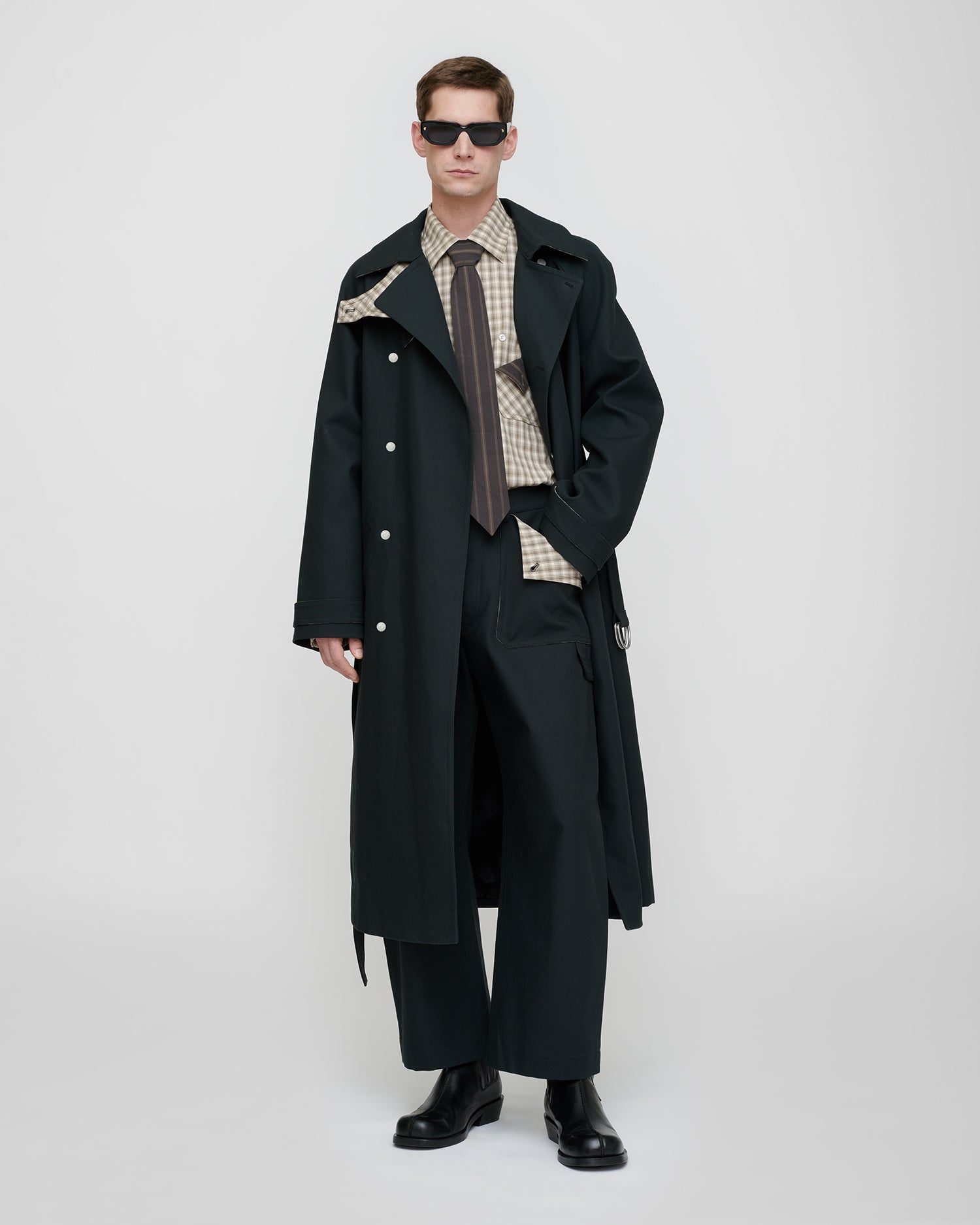 Socorro - Structured Twill Coat - Anthracite