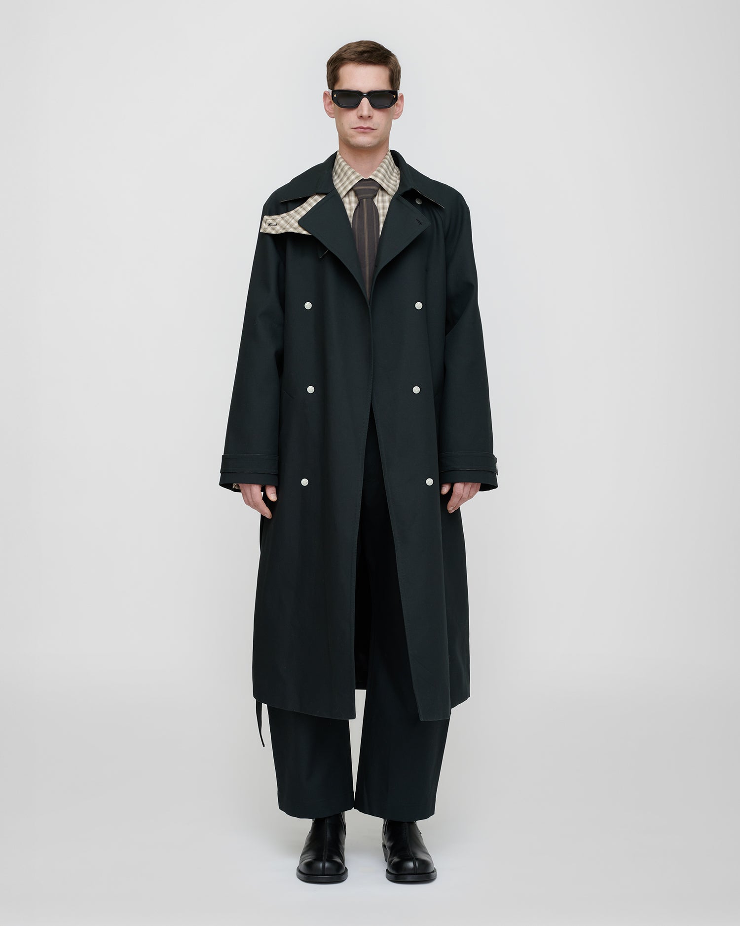 Socorro - Structured Twill Coat - Anthracite