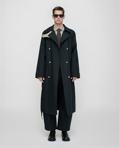 Socorro - Structured Twill Coat - Anthracite