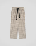 Alwin - Drawstring pants - Creme/Grey