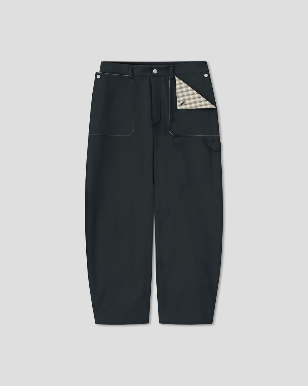 Estevon - Structured trousers - Anthracite