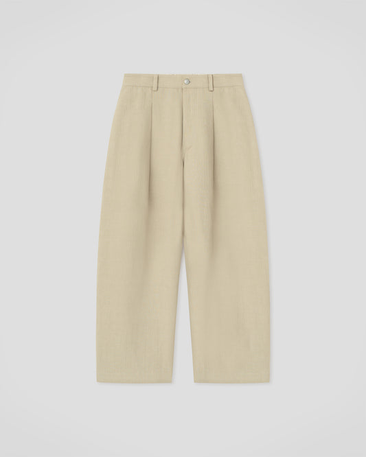 Roldan - Bonded Linen Trousers - Sand