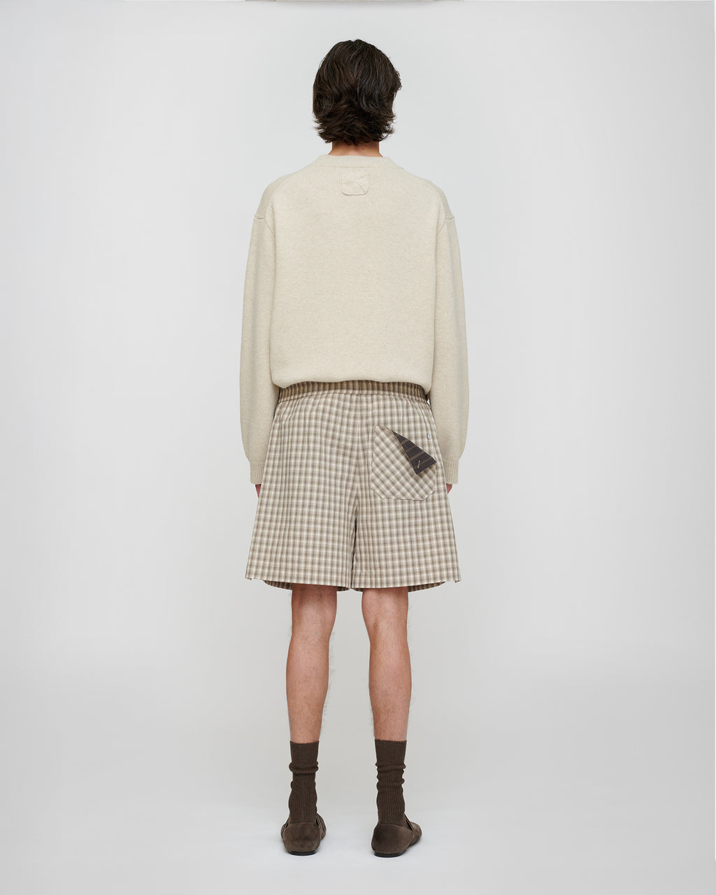 Carlito - Shorts - Creme/Grey