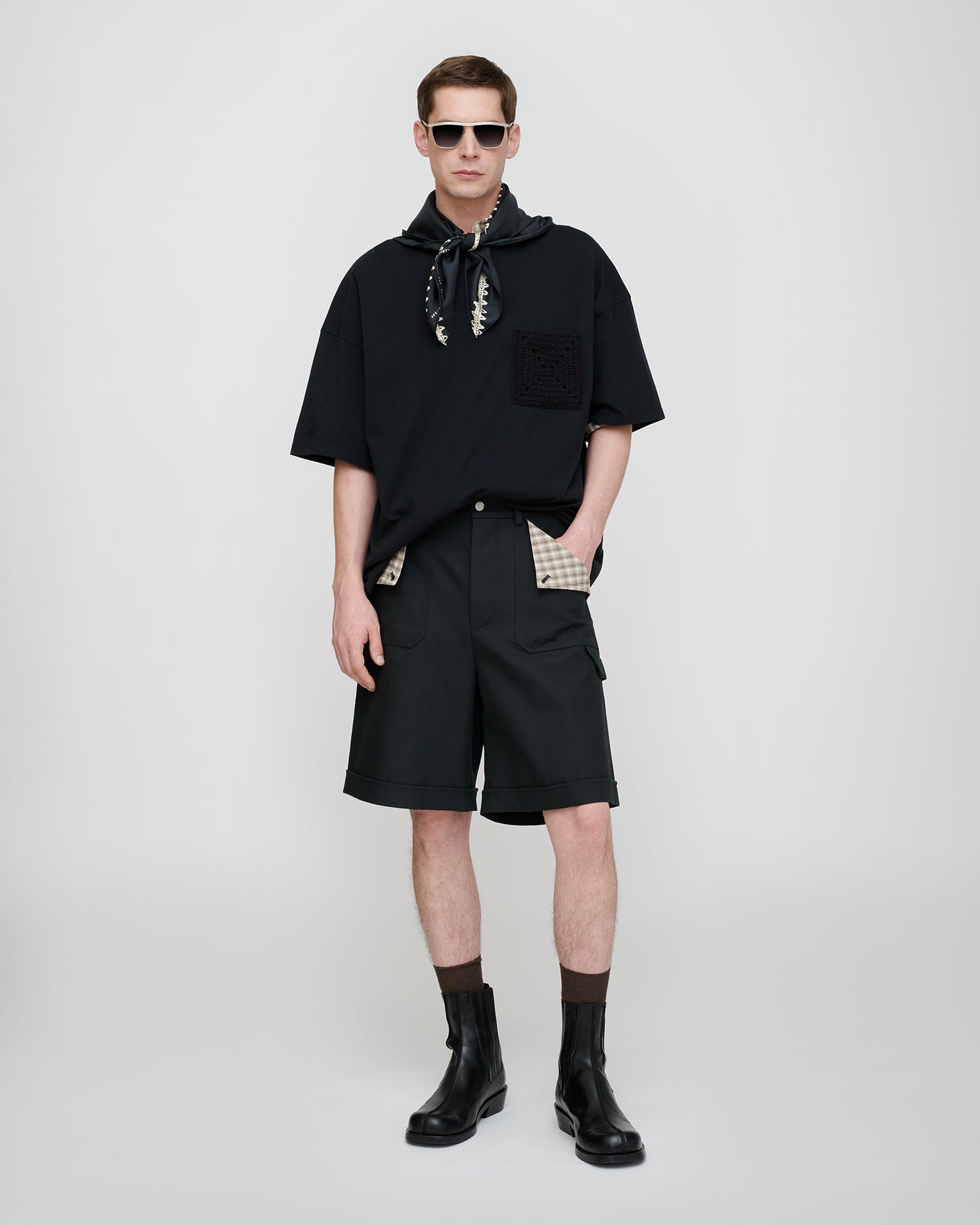 Beltran - Bermuda shorts - Anthracite – Nanushka