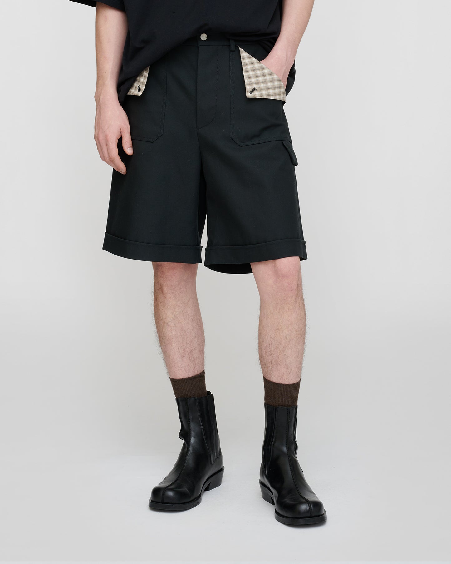 Beltran - Structured Twill Pocket - Anthracite